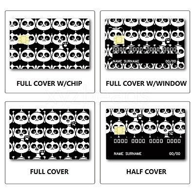 PVC Plastic Waterproof Card Stickers DIY-WH0432-050-1