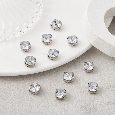 Square Sew on Rhinestone FIND-YW0003-10C-1