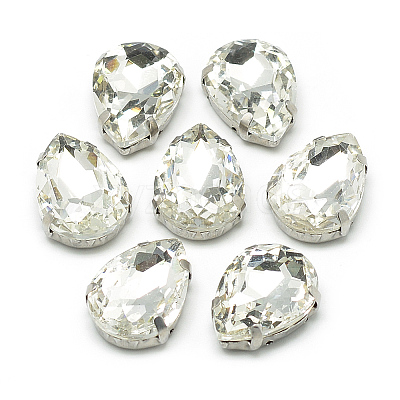 Sew on Rhinestone RGLA-T035-10x14mm-01-1