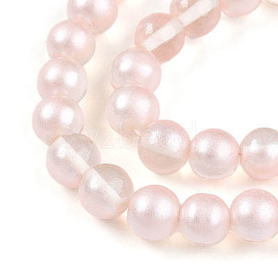 Baking Paint Transparent Glass Beads X1-DGLA-N011-8mm-03-1