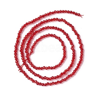 Transparent Glass Beads Strands GLAA-C019-01A-30-1