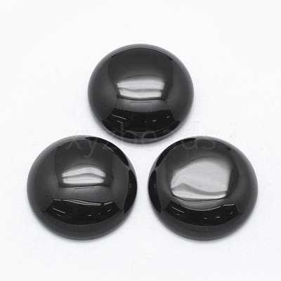 Natural Obsidian Cabochons X-G-E492-A-05-1