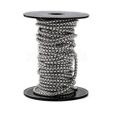Tarnish Resistant 304 Stainless Steel Box Chains CHS-K001-37A-1