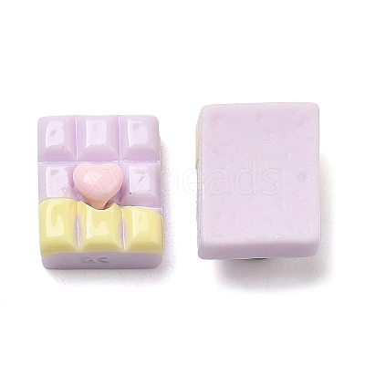 Opaque Resin Cabochons RESI-K027-05-1