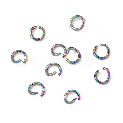 304 Stainless Steel Open Jump Rings STAS-Z150-01A-RC-1