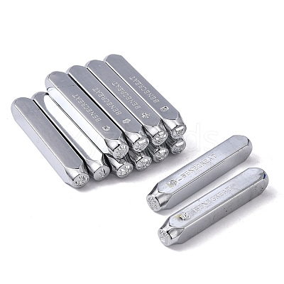 Iron Metal Stamps AJEW-L060-10-1