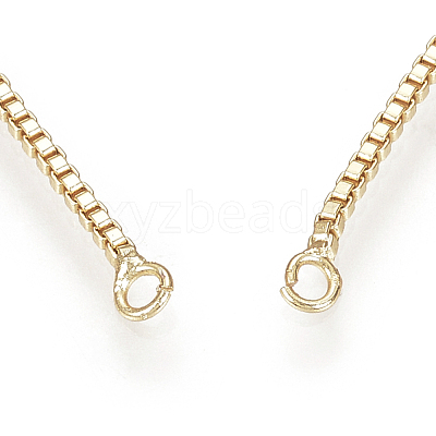 Brass Slider Bracelets Making MAK-R025-02G-1