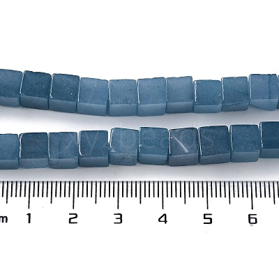 Natural Dyed White Jade Beads Strands G-Q008-C01-01H-1