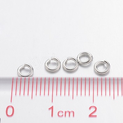 Brass Open Jump Rings X-JRC4mm-NF-1