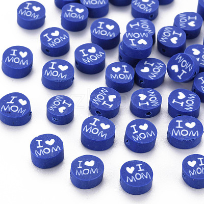 Handmade Polymer Clay Beads CLAY-T019-11C-1