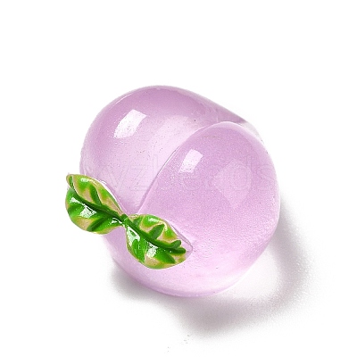 Luminous Translucent Resin Cabochons LS-RESI-B015-19G-1