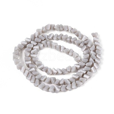 Opaque Glass Beads Strands GLAA-N019-4mm-21-1