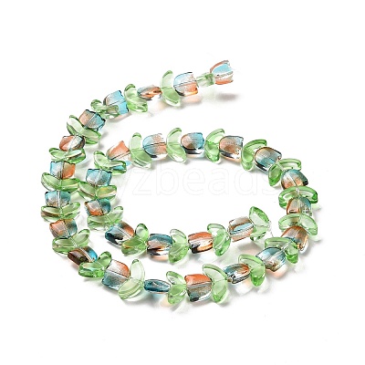 Transparent Glass Beads Strands LAMP-H061-02D-1