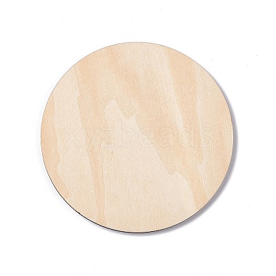 Wooden Carved Cup Mats AJEW-P103-01I-1