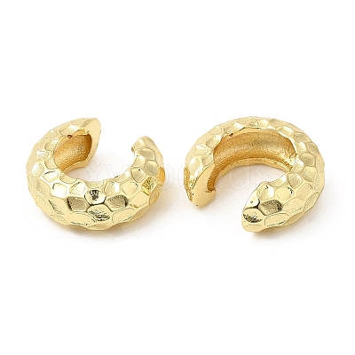 Rack Plating Brass Cuff Earrings for Women EJEW-Q770-24G-1