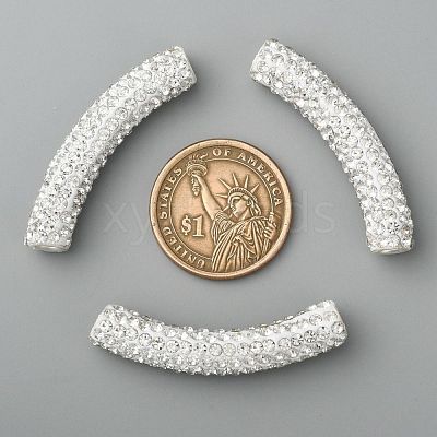 Crystal Brass Tube Middle East Rhinestone Beads X-RB-C1300-7-1