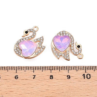 Alloy Glass Pendants PALLOY-N176-73KCG-02-1