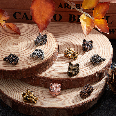 48Pcs 24 Styles Tibetan Style Alloy Beads FIND-PH0002-37-1