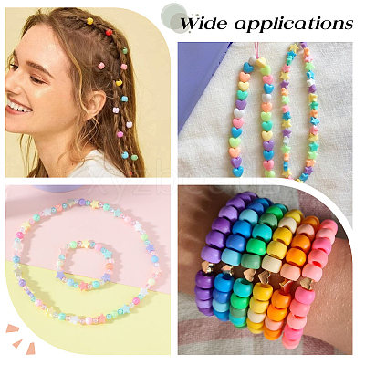 5 Styles Plastic Beads KY-SC0002-27-1