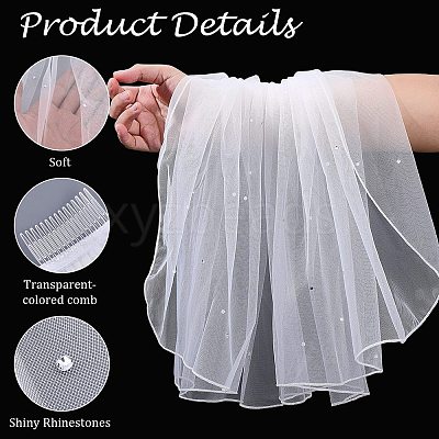 1Pc Gauze Hair Combs PHAR-CP0001-30B-1