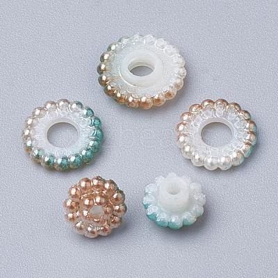 Imitation Pearl Acrylic Beads OACR-T004-10mm-18-1