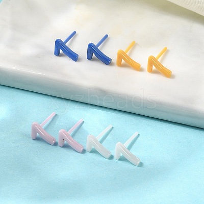 Hypoallergenic Bioceramics Zirconia Ceramic Stud Earrings EJEW-C065-03H-1