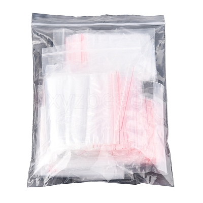 300Pcs 5 Styles Plastic Zip Top Bags OPP-FS0001-22-1