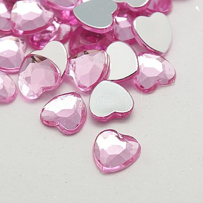 Imitation Taiwan Acrylic Rhinestone Cabochons GACR-A025-10x10mm-03-1