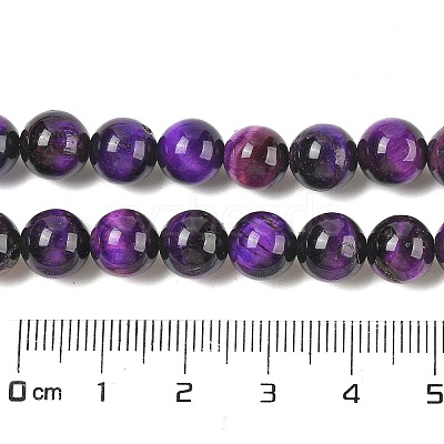 Grade AB Natural Tiger Eye Beads Strands G-B133-A02-6MM-04-1