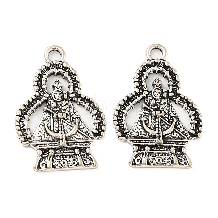 Tibetan Style Alloy Pendants TIBE-P001-33AS-1