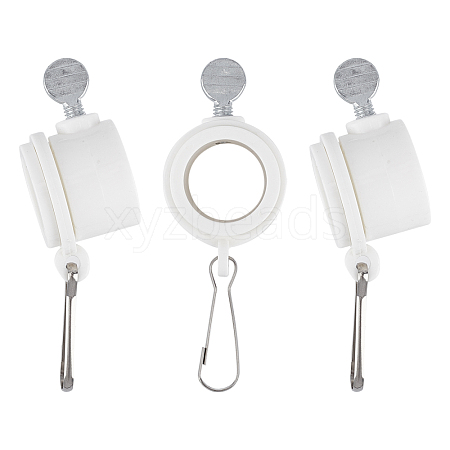 Plastic Flagpole Mounting Rings Set FIND-WH0053-24-1