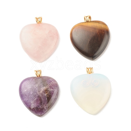 Natural & Synthetic Gemstone Pendants PALLOY-JF01608-1