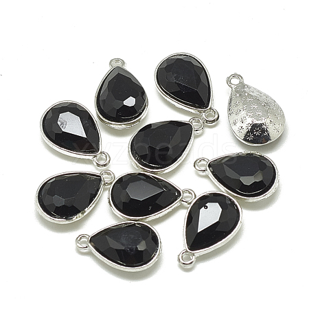 Alloy Glass Pendants PALLOY-T028-10x14mm-02-1