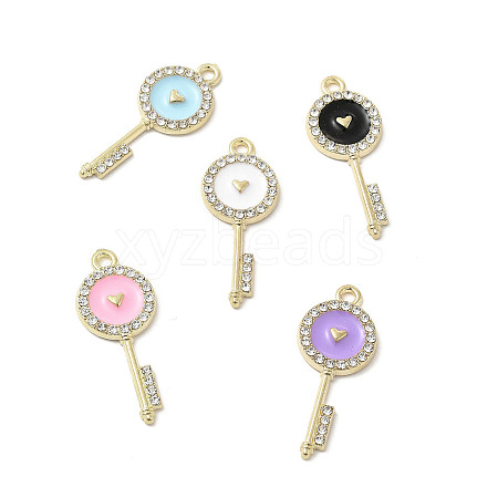 Alloy Enamel Pendants ENAM-B050-08G-1