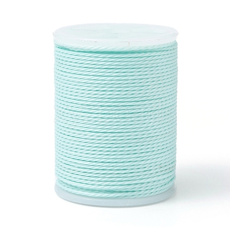 Round Waxed Polyester Cord YC-G006-01-1.0mm-31-1