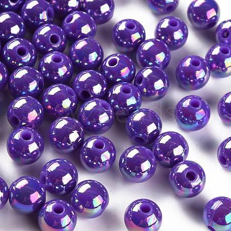 Opaque Acrylic Beads LS-MACR-S370-D8mm-31-1