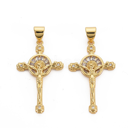 Brass Micro Pave Cubic Zirconia Pendants KK-Q252-088-NF-1