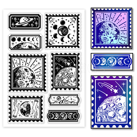 Custom PVC Plastic Clear Stamps DIY-WH0618-0113-1