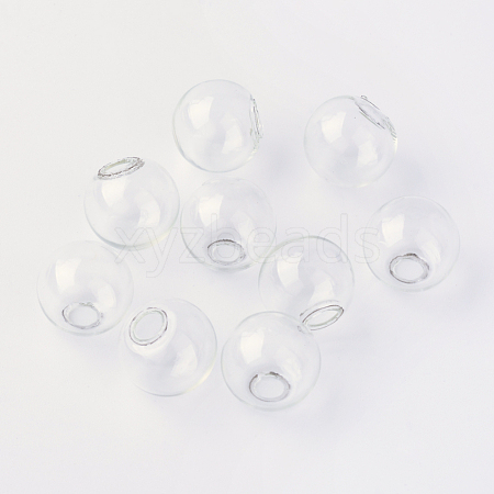 Round Mechanized One Hole Blown Glass Globe Ball Bottles X-BLOW-R001-16mm-1