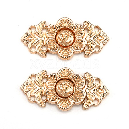 Alloy Snap Clasps FIND-WH0108-17KCG-1