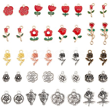   112Pcs 20 Style Alloy Pendants DIY-PH0003-57-1