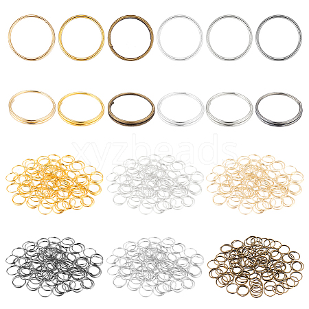 6 Colors Iron Split Rings IFIN-PH0002-28A-1
