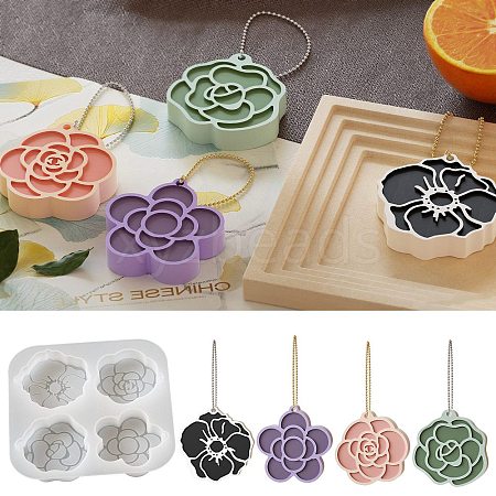 DIY Silicone Pendant Molds PW-WGF2F09-01-1