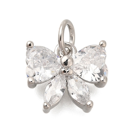 Rack Plating Brass Micro Pave Cubic Zirconia Charms LS-KK-I716-22P-02-1