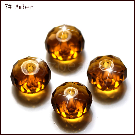 Imitation Austrian Crystal Beads SWAR-F068-8x10mm-07-1