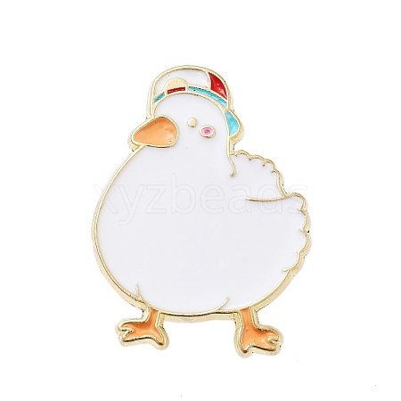 Duck Alloy Enamel Pins JEWB-Z025-02E-1