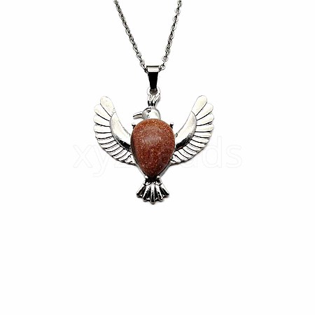 Peace Dove Water Droplet Crystal Necklace Pendant Fashion Ornament Simple Pendant VL5109-2-1