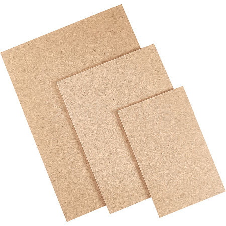 CRASPIRE 3Pcs 3 Sizes MDF Boards AJEW-CP0007-58-1