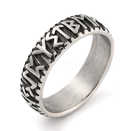 304 Stainless Steel Ring RJEW-B055-03AS-01-1