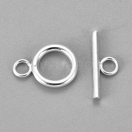 304 Stainless Steel Toggle Clasps X-STAS-H380-03S-1